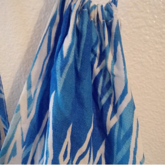 Lani Maxi Dress Tie Dye High Low sz M - Picture 12 of 13